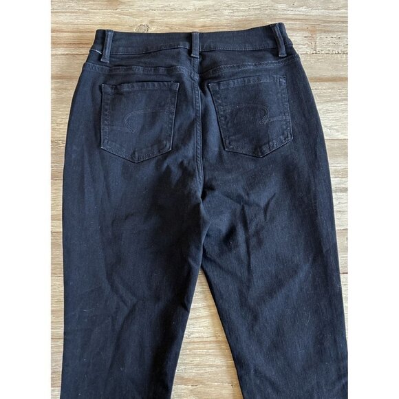 Time and Tru Womens Fitted HIGH RISE SKINNY Jean Black Denim Size 6 NEW - Picture 5 of 5
